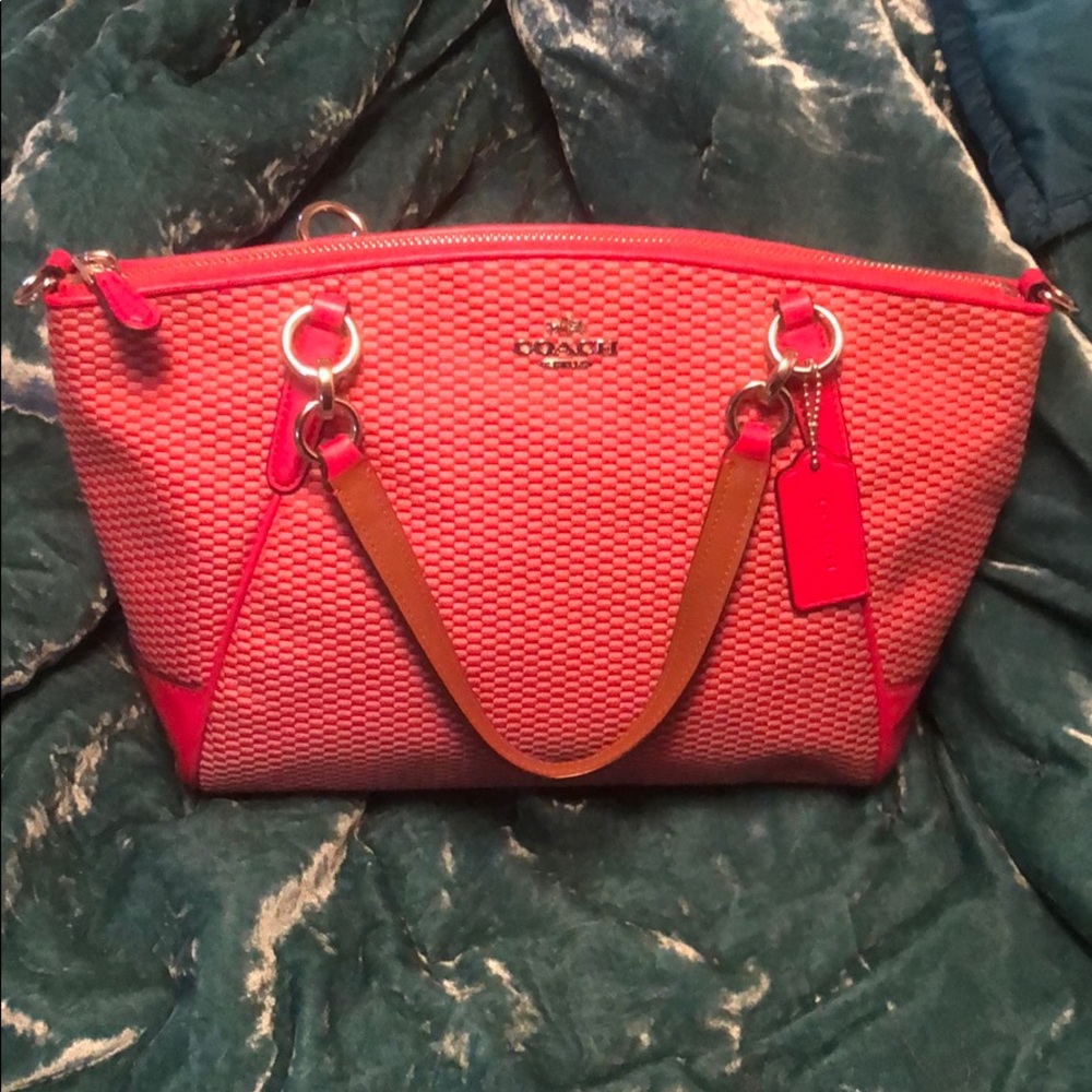 COACH: Coach purse in Pinkish/RED